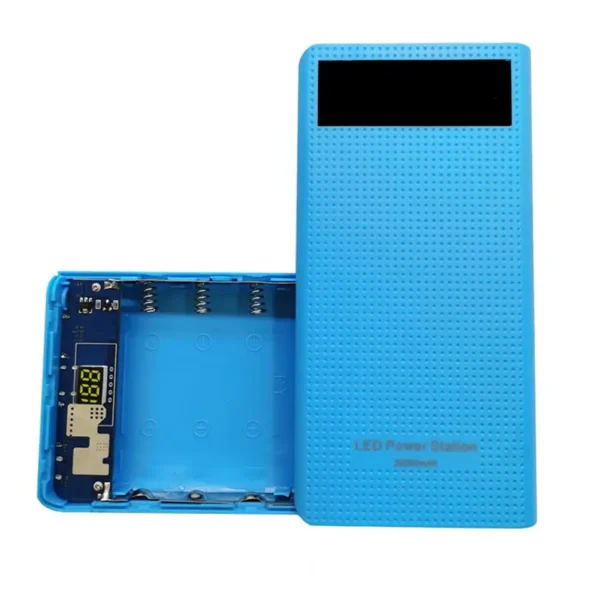 Power Bank Case Dual USB Mobile Phone Charger Type C and Micro usb 18650 Battery Storage Box