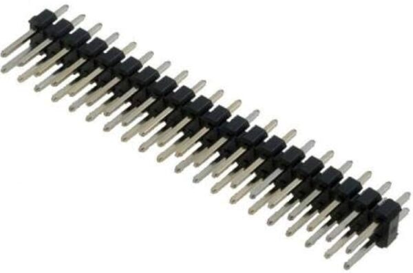 2.54MM pitch 40 Pin Male Double Row (2×40) Pin Header Strip - Image 2