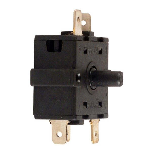 Rocker Switch,  Electric Room Heater, 3 Positions,  5 Pins, Rotary Switch Selector, AC 250 V