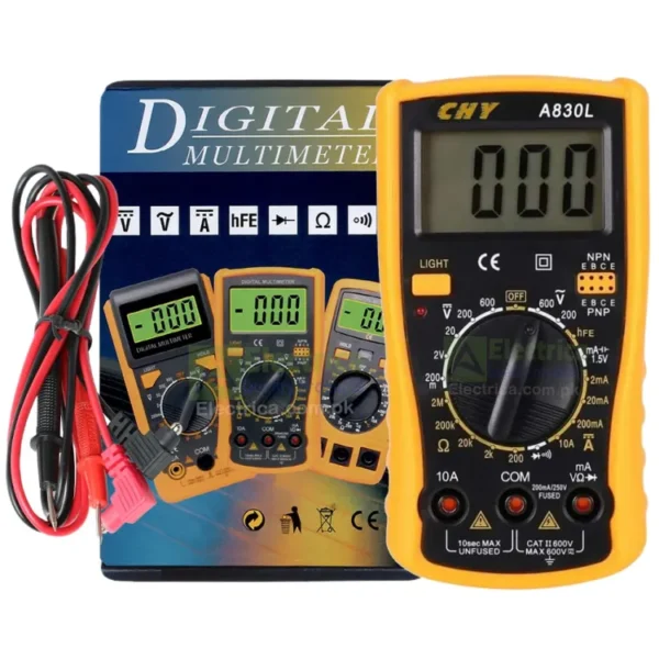 Digital LCD Multimeter Voltmeter Ammeter DC AC OHM Volt Current Tester