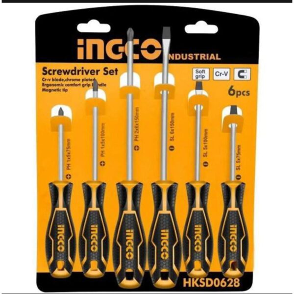 Ingco 6pcs Screwdriver Set