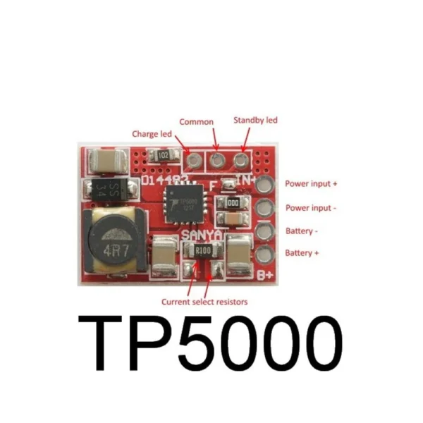 TP5000 3.6V/4.2V 1A LithiumBattery Charger Module - Image 2