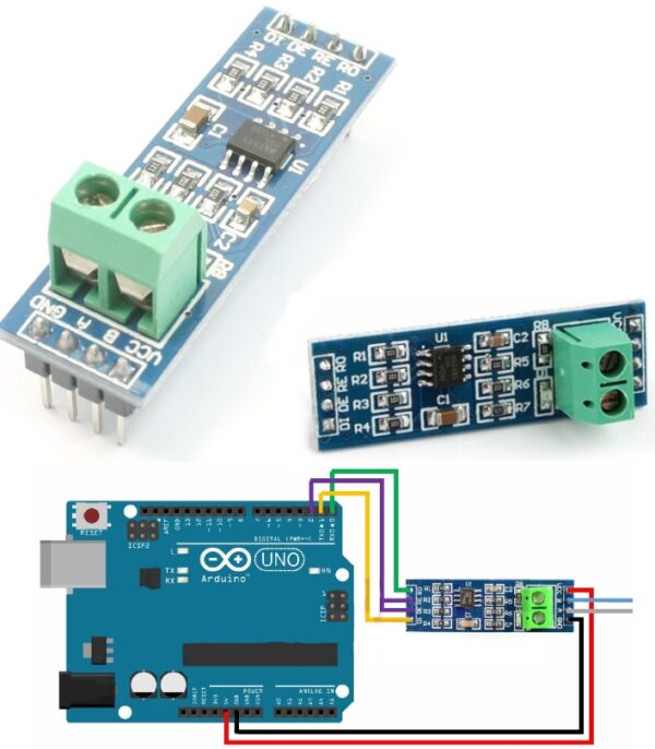 MAX485 TTL to RS485 Converter Module - Image 2