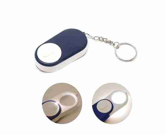 Mini Magnifying Magnifier Glass With Illuminati Led Light and Key Chain