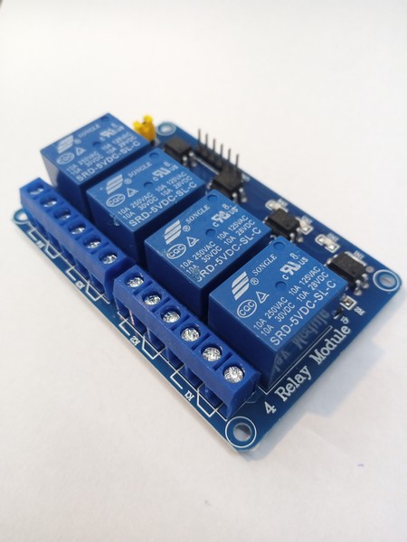 4Channel Relay Module with Optocoupler