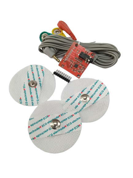 Ecg module AD8232 ecg measurement pulse heart ecg monitoring sensor module