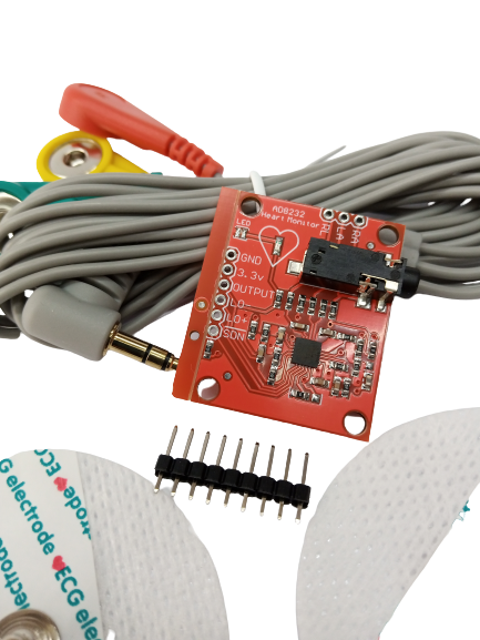 Ecg module AD8232 ecg measurement pulse heart ecg monitoring sensor module - Image 2