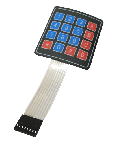 4x4 Matrix 16 Key Membrane Switch Keypad