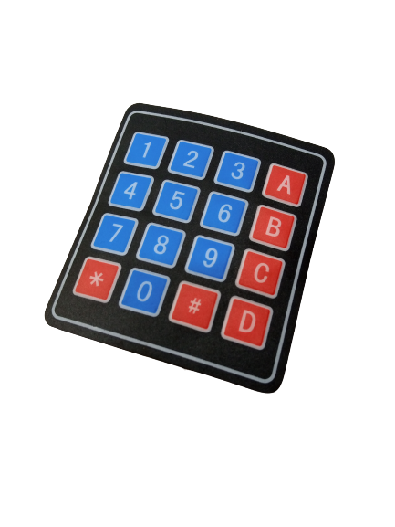 4x4 Matrix 16 Key Membrane Switch Keypad - Image 2