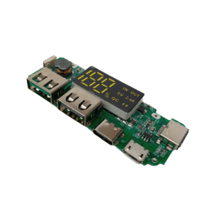 LED Dual USB 5V 2.4A Micro/Type-C USB Mobile Power Bank 18650 Charging Module Lithium Battery Charger Board Circuit Protection