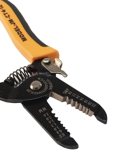 JAKEMY JM-CT4-12 Wire Stripper Clamp 7.0inch Wire Cable Side Cutter Cutting Snips Flush Pliers Nipper Terminal Crimping Tool - Image 3