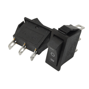 Mini Black Spdt on off on 3 Pins Kcd3-16-T25 Rocker Switch