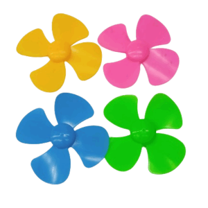 98 mm 4 blade hard plastic fan propeller fan wing fan blade fan par for 3V 5V 6V 9V 12V motors 1Pcs
