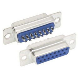 D-Sub DB15 Female Connector,2line