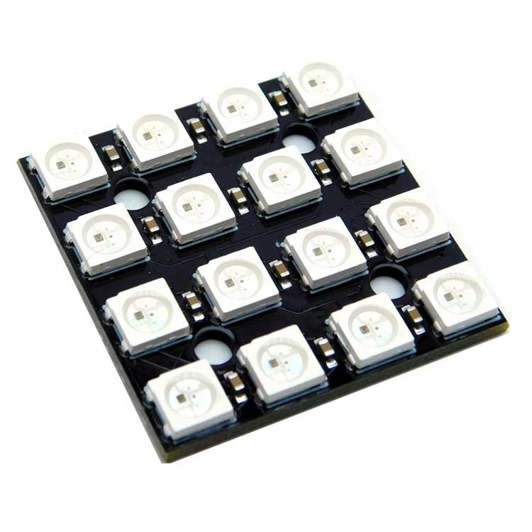 4×4 WS2812 Addressable RGB LED Matrix