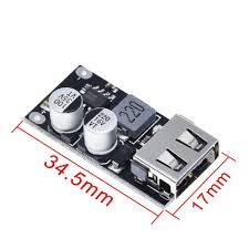 5V USB Fast Qucik Charging Module DC Step Down Voltage Regulator Charger QC2.0 QC3.0 Input 6-32v - Image 2
