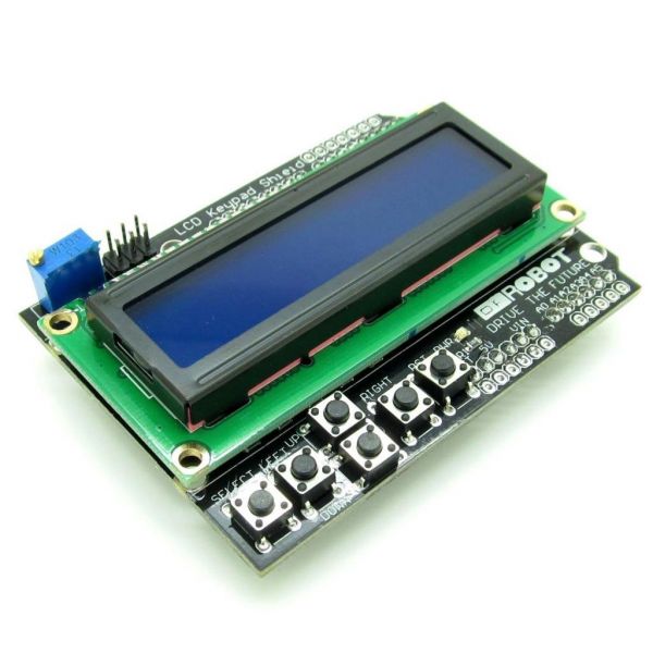 1602 16×2 LCD Display with Keypad Shield For Arduino