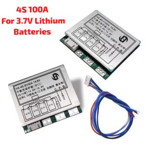 4S 14.8V 16.8V 100A w/balance Li-ion lithiu 18650 battery BMS protection