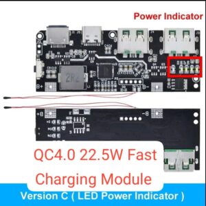 22.5W Quick-Charging Micro/Type-C Power-Module QC4.0 PD3.0